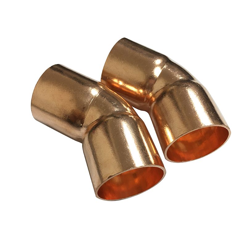 Millä kentällä on 45 asteen kyynärpään kuparin sovitus?